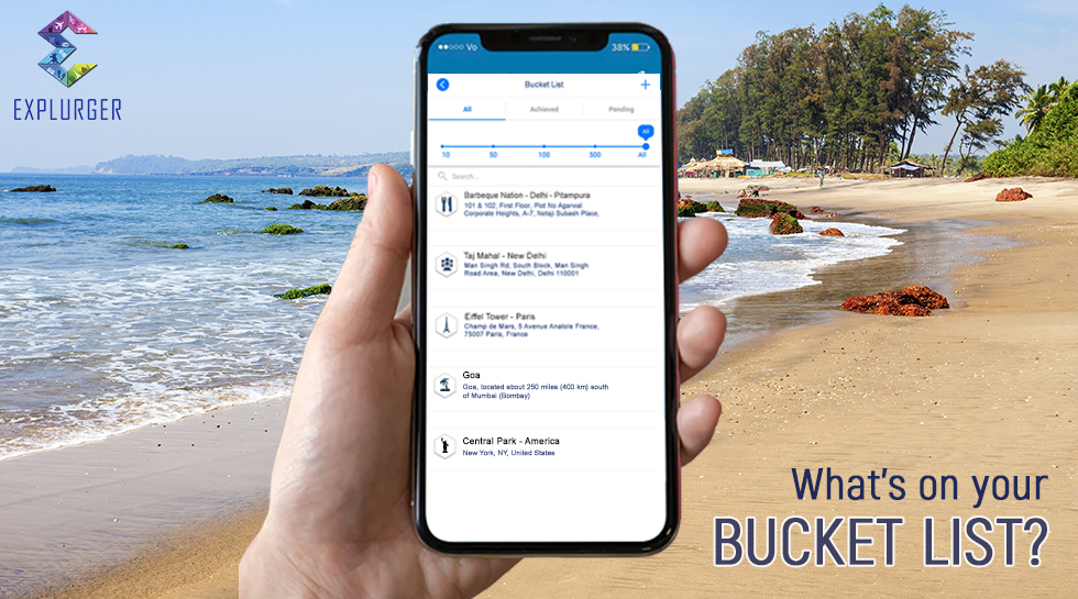 Set your bucket list
